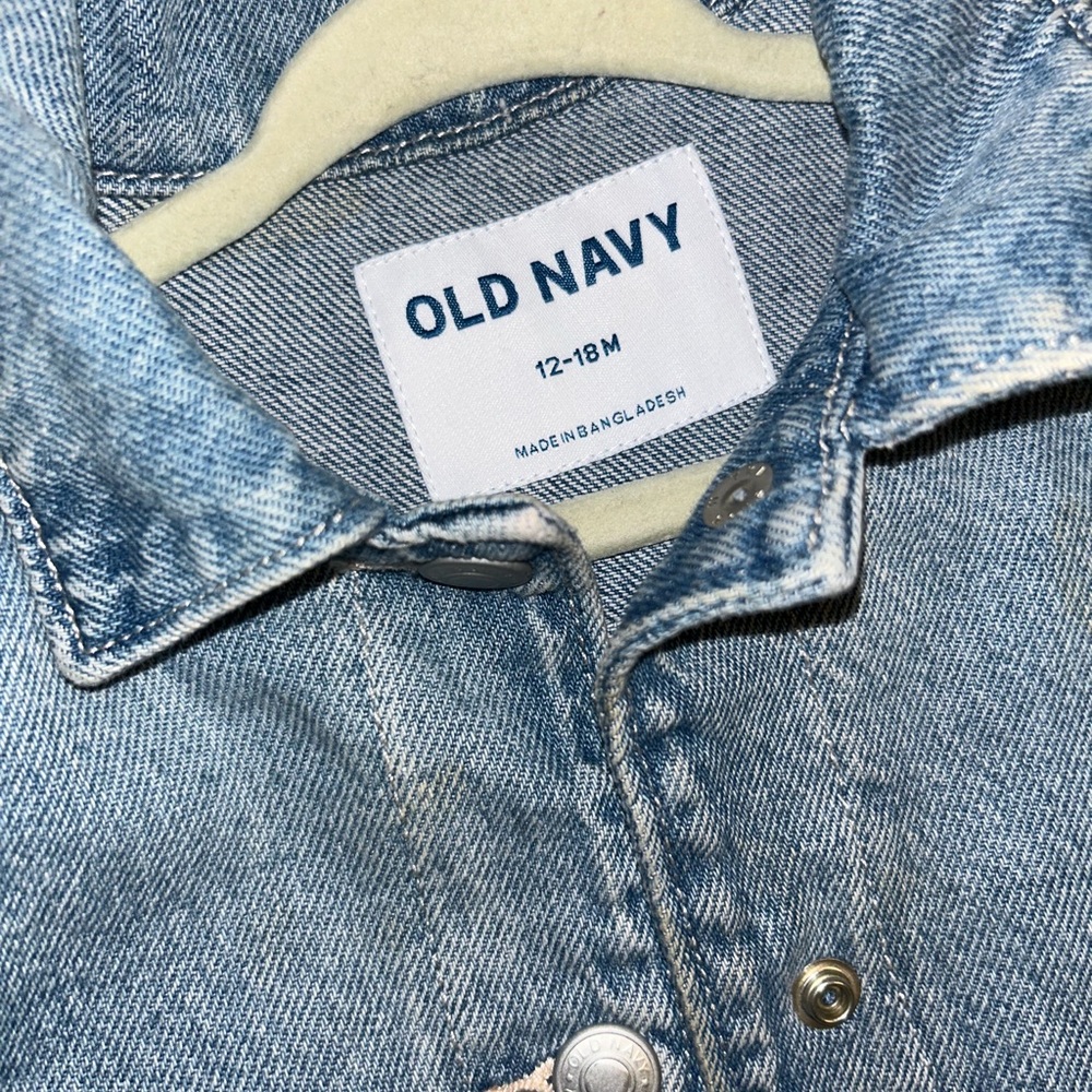 Old Navy Light Blue Denim Jacket - Toddler